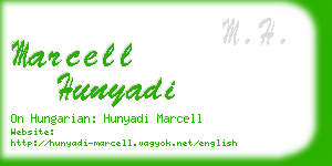 marcell hunyadi business card